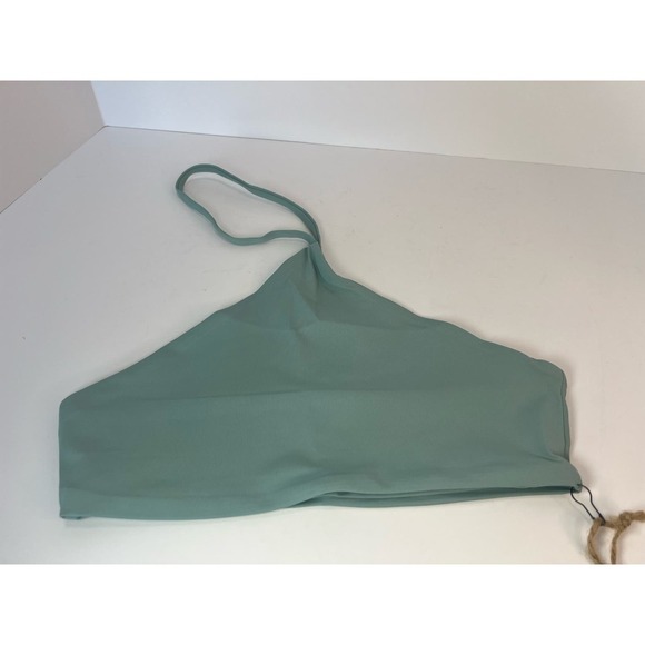 NWT Toast Swim Signature Apex Bikini Top Blue Surf, size XS, Asymmetrical Halter - Picture 11 of 15